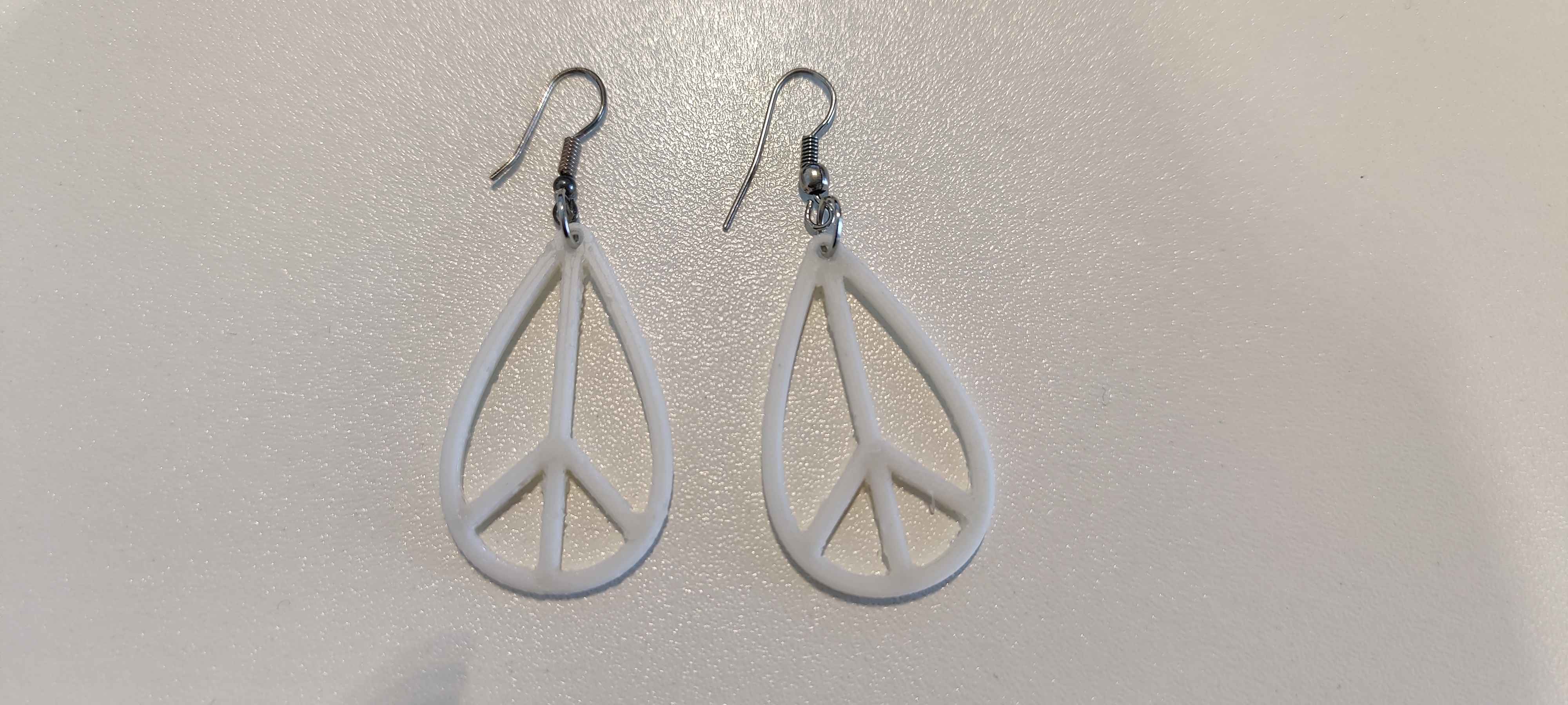 Peace Sign Earrings
