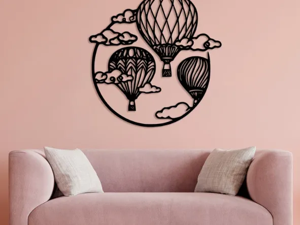 Hot Air Balloon Wall Art