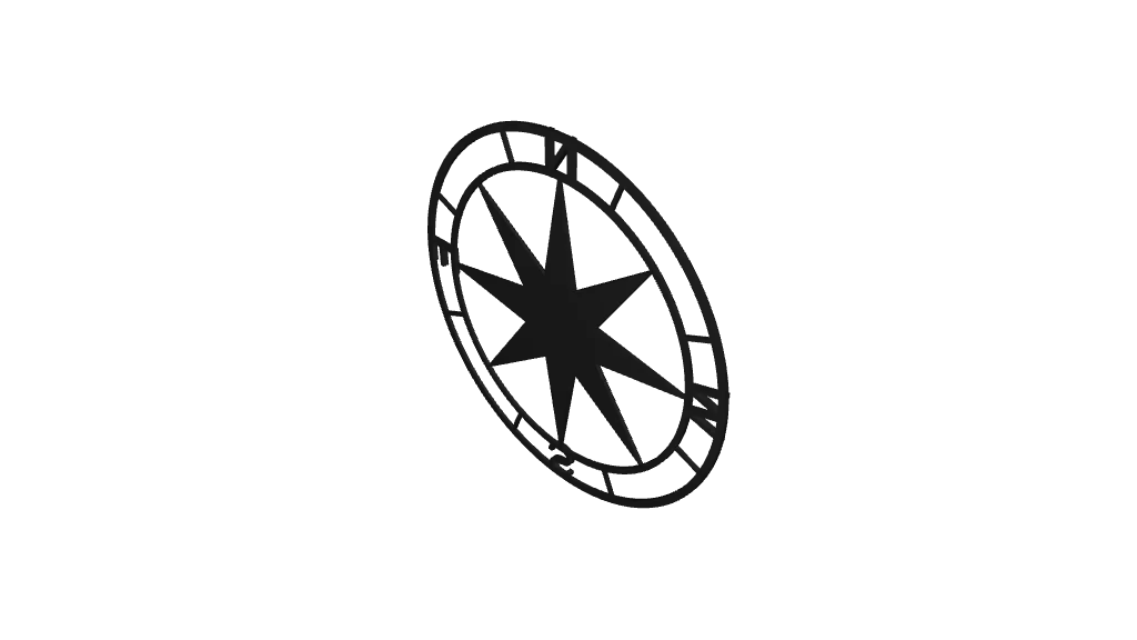 Compass 3D by DickF | Download free STL model | Printables.com