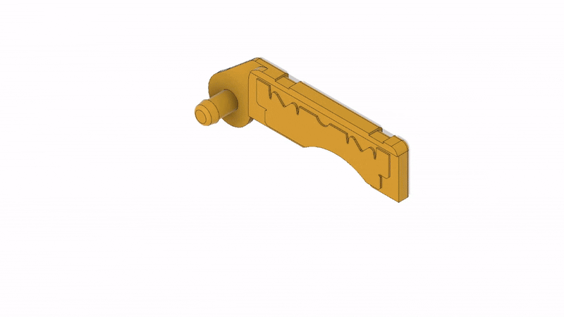 Miniatura 2 do modelo 3D Razor Blade Wire Stripper