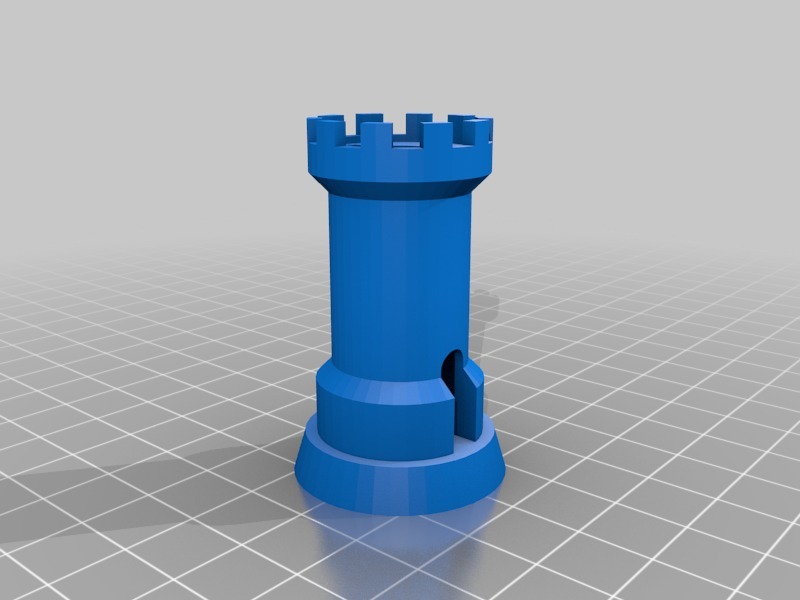 Miniatura 2 do modelo 3D Rook Chess Piece
