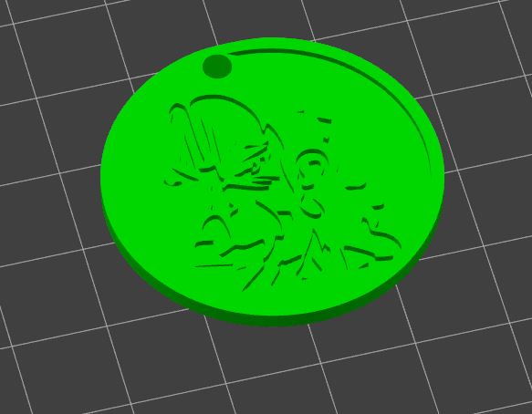 hanuman key tag
