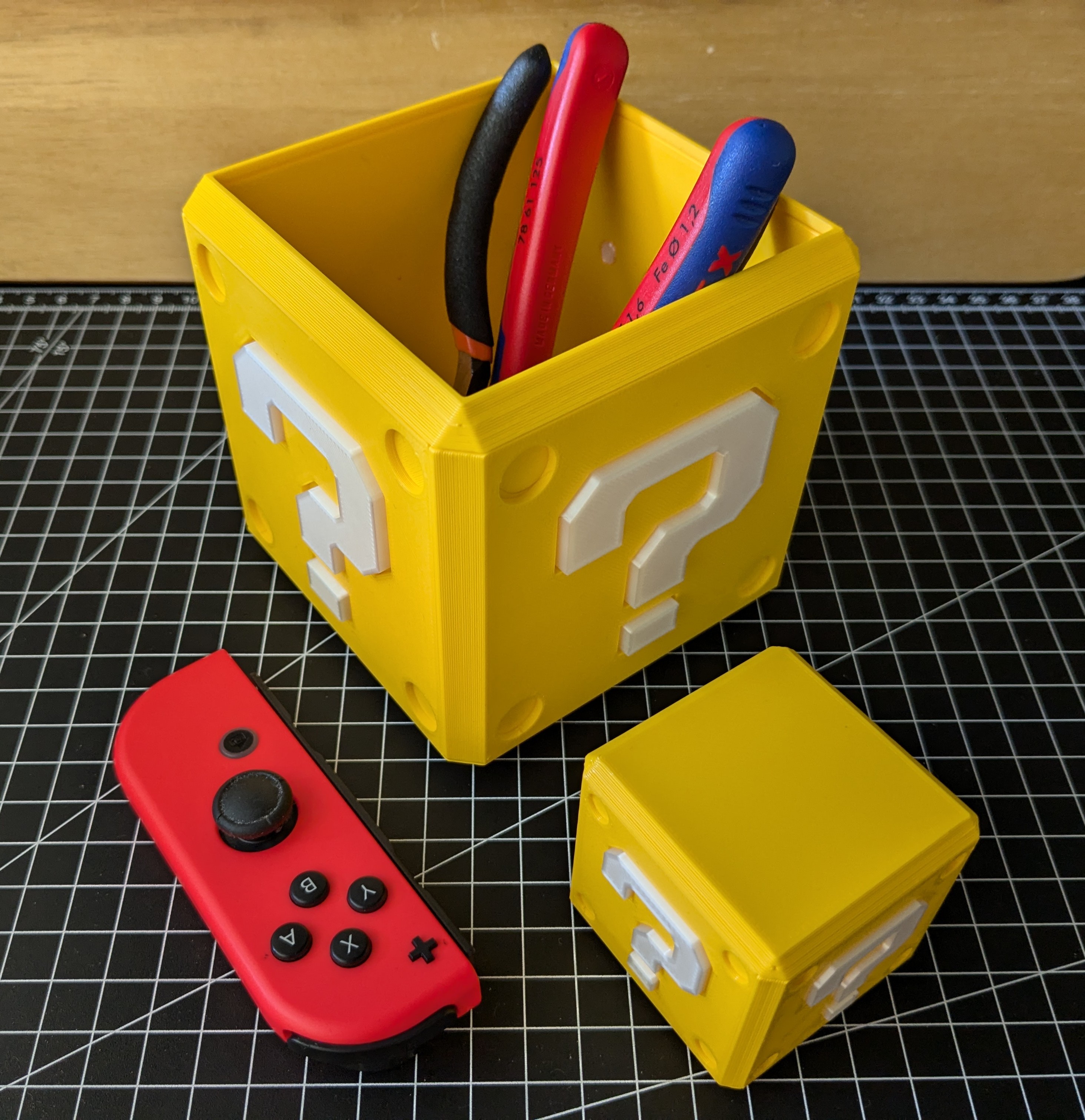 Mario Question Mark Block Box by Philip | Download free STL model ...