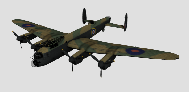 Landcaster B MK III British bomber