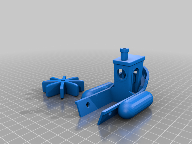 Benchy Paddle Boat (rubber band needed)