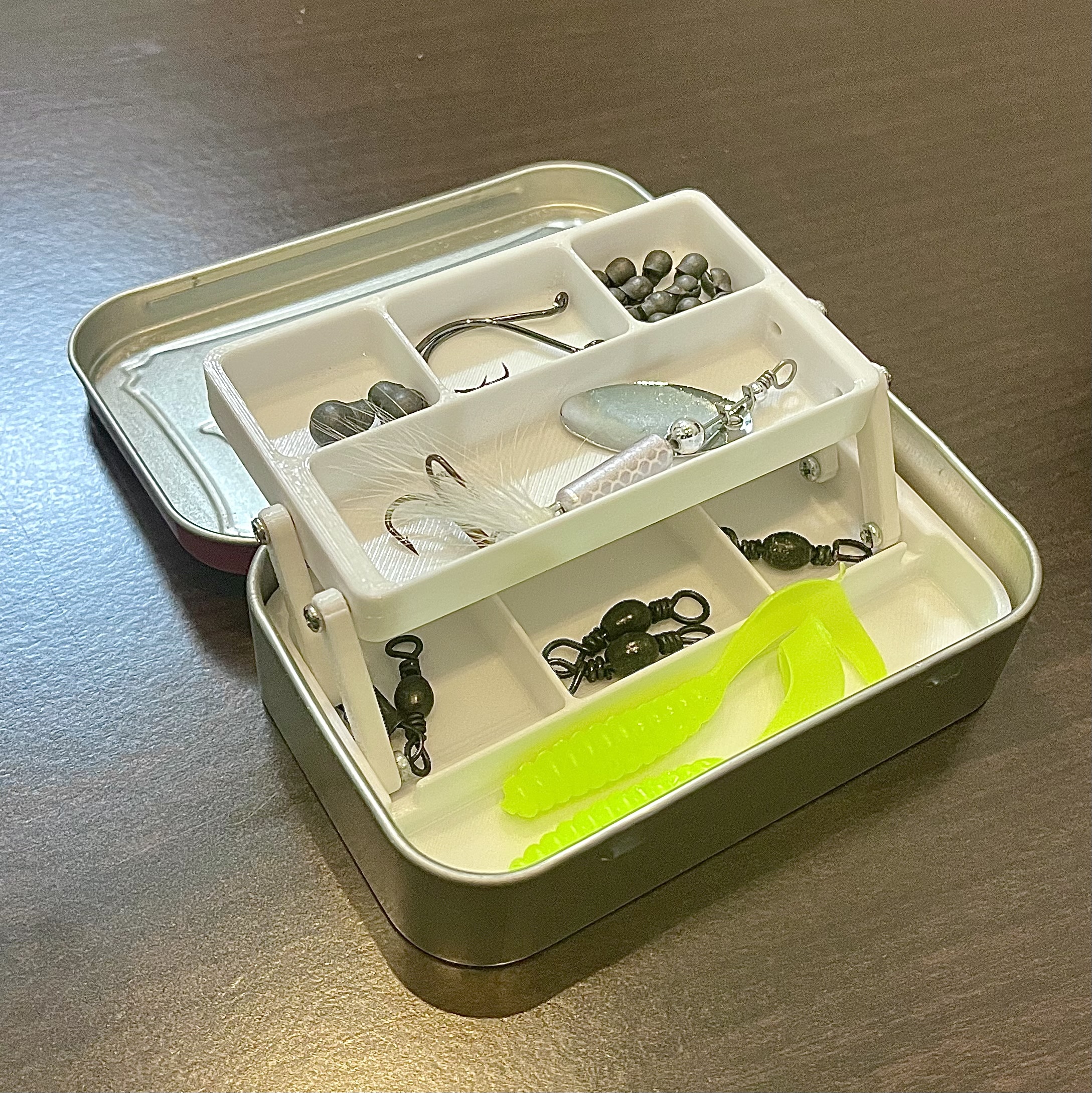 Altoids Fishing Tackle Box Inserts with Nesting Hinges by HoolyHoo ...