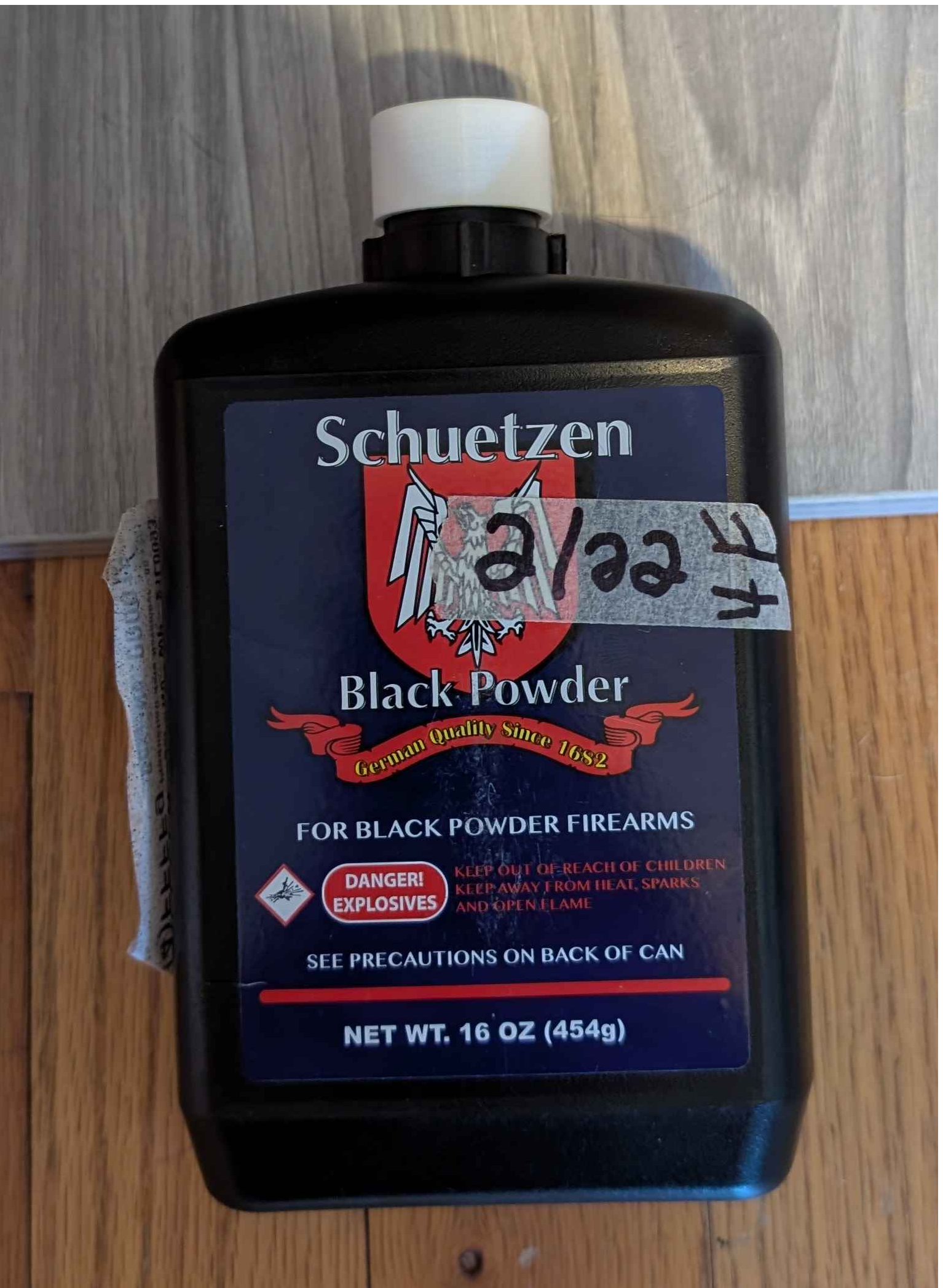 Schuetzen Black Powder 16oz bottle Cap and funnel 3D model