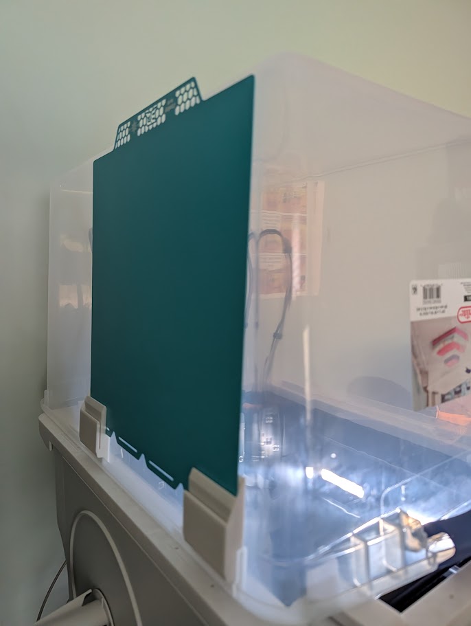 Snapmaker U1 66Qt Sterilite (Walmart box) Build Plate Holder