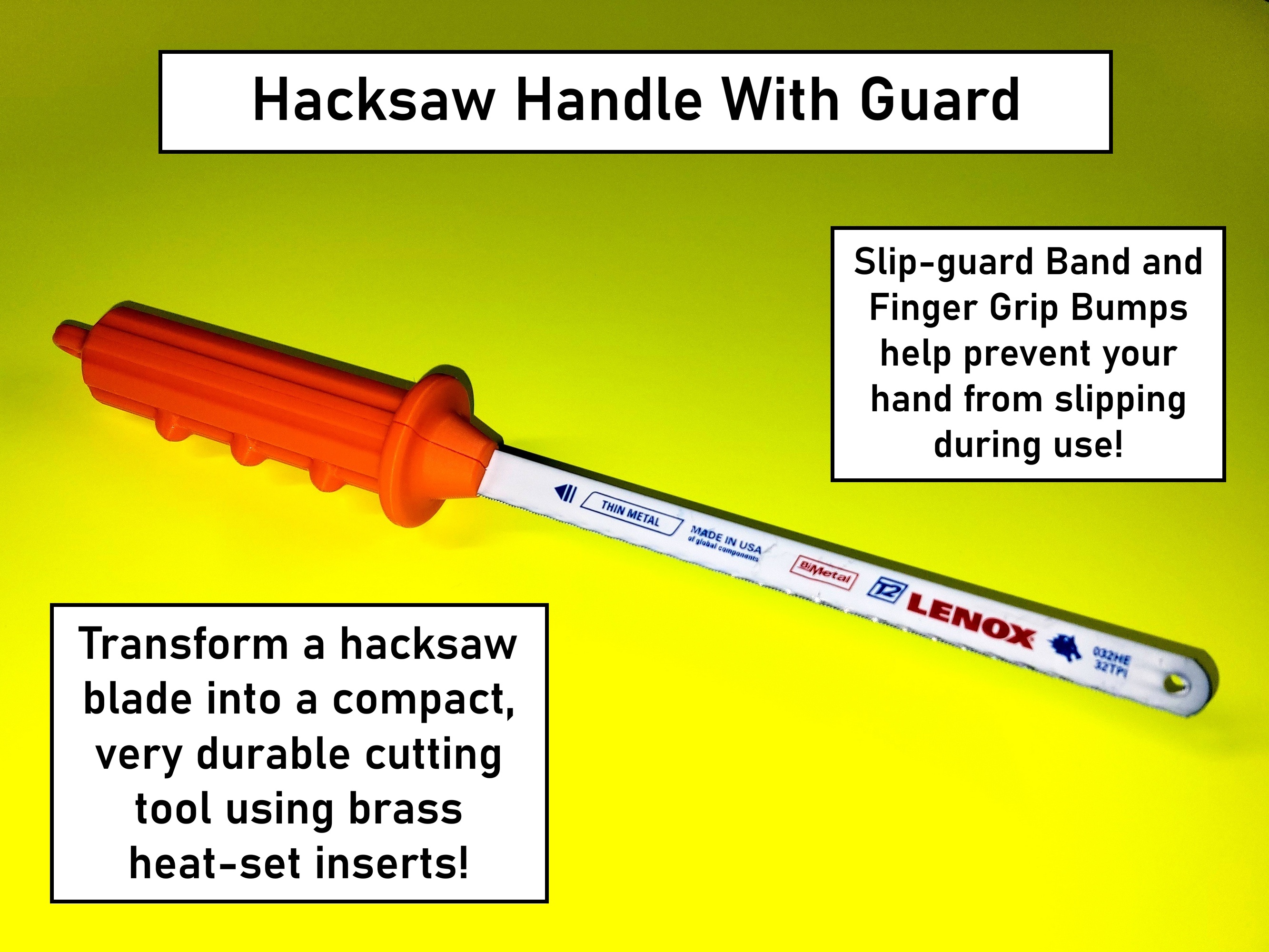 Hacksaw Handle With Guard