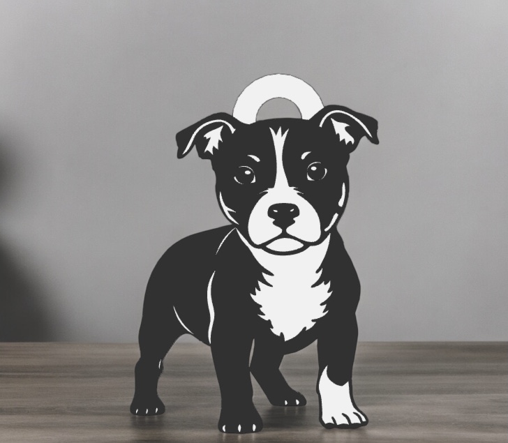 Miniatura 3 do modelo 3D Dogs 2d keychains