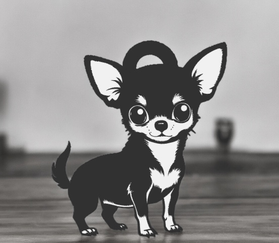 Dogs 2d keychains