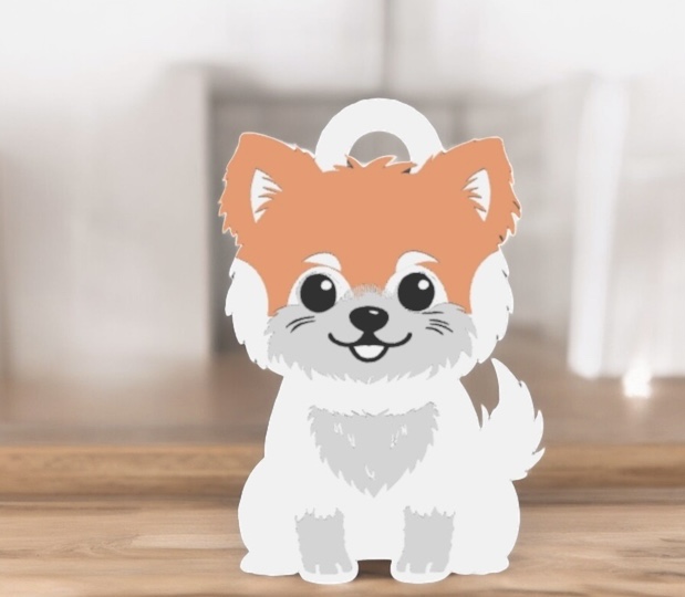 Miniatura 8 do modelo 3D Dogs 2d keychains