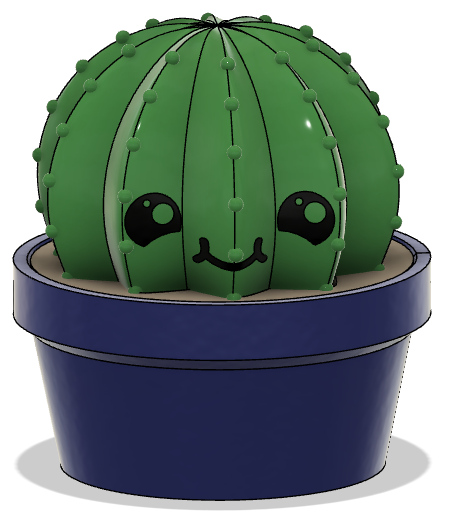 Cute Cactus Fidget in Pot