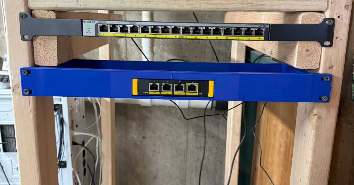 FireWalla Gold Se 1u Rack mount von Sasquatch Phil | Kostenloses STL ...