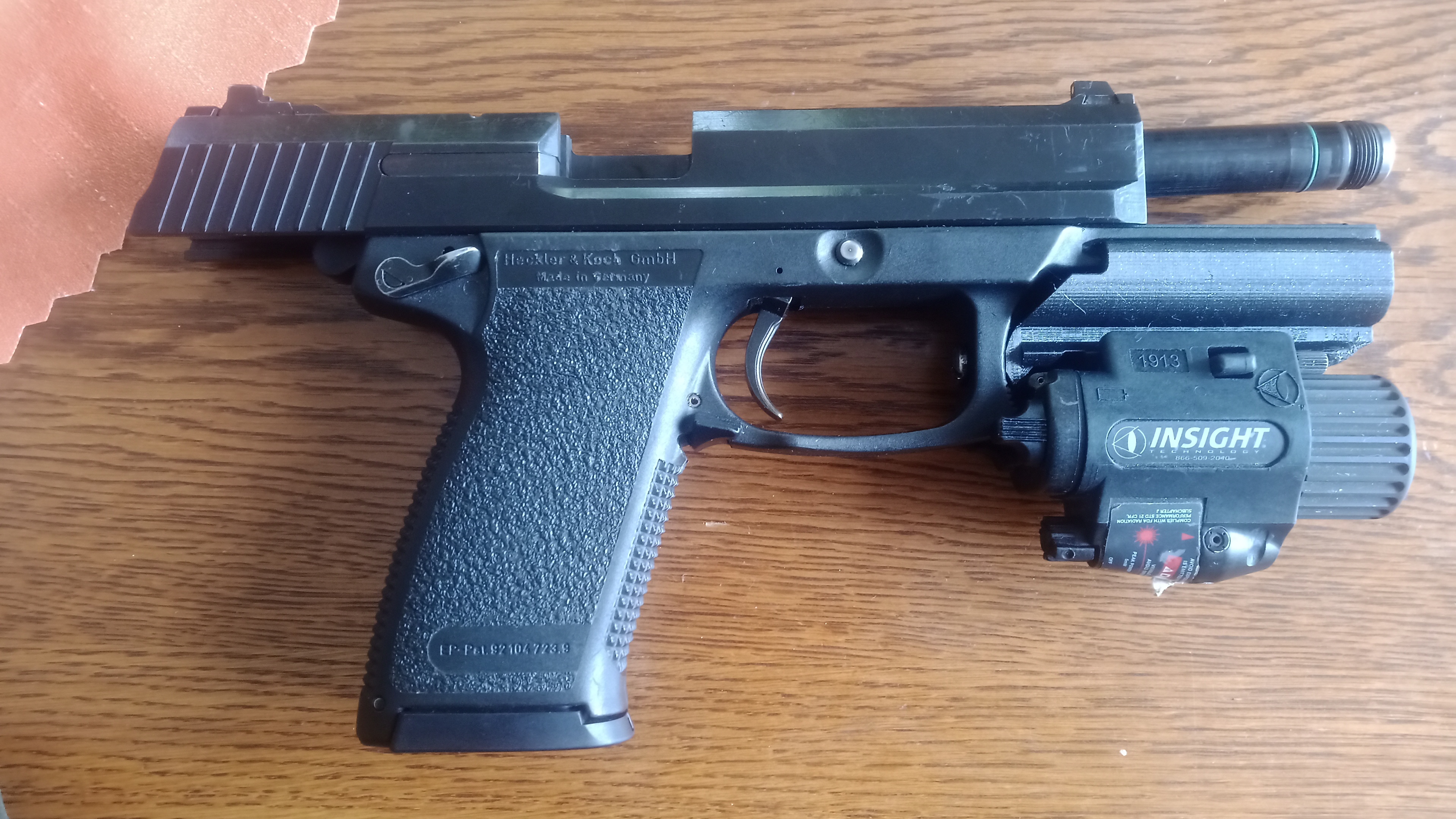 Redukce na svítilnu k pistoli MK23 / Mark23
