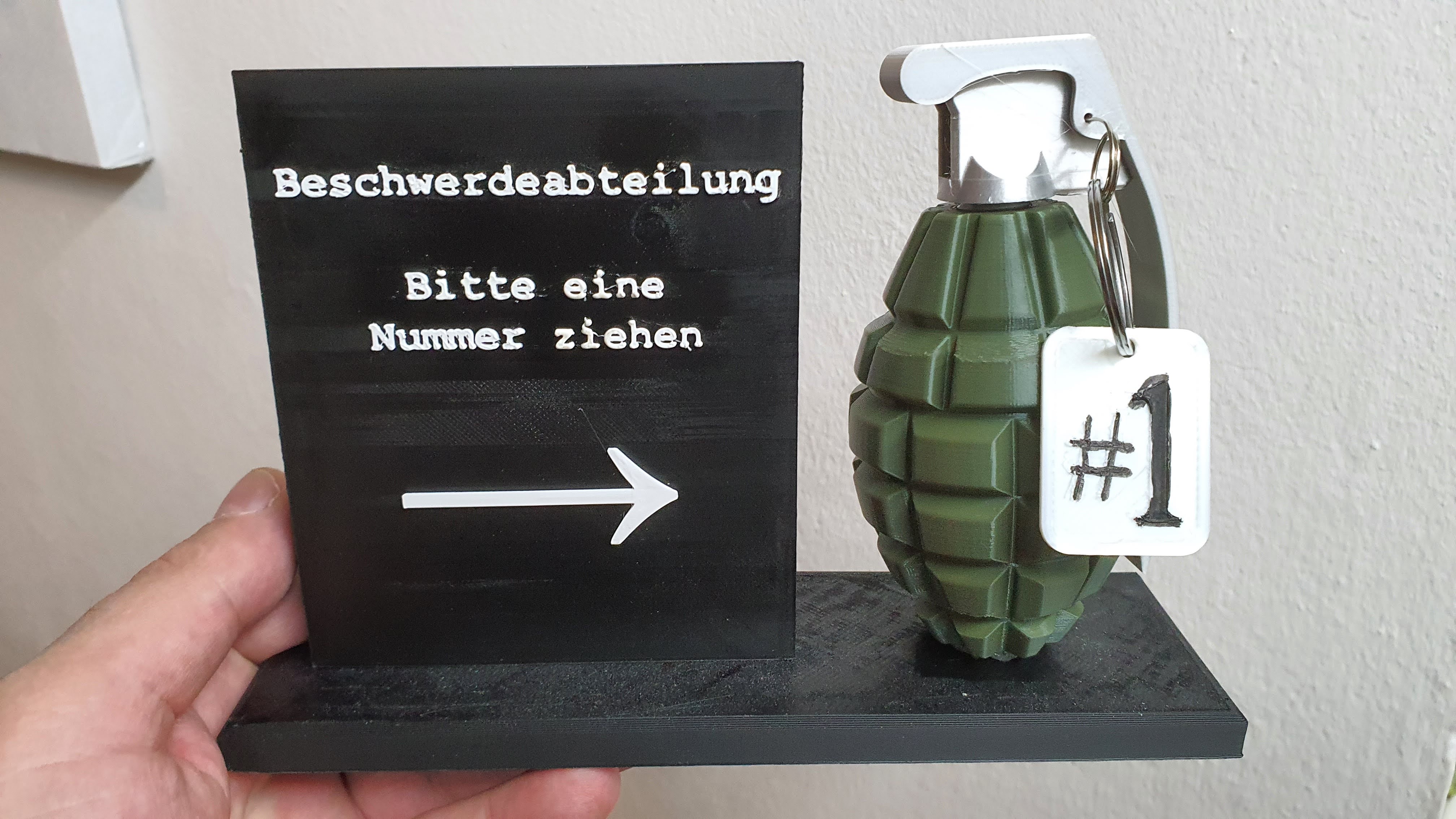 Deutsche Version für Complaint department