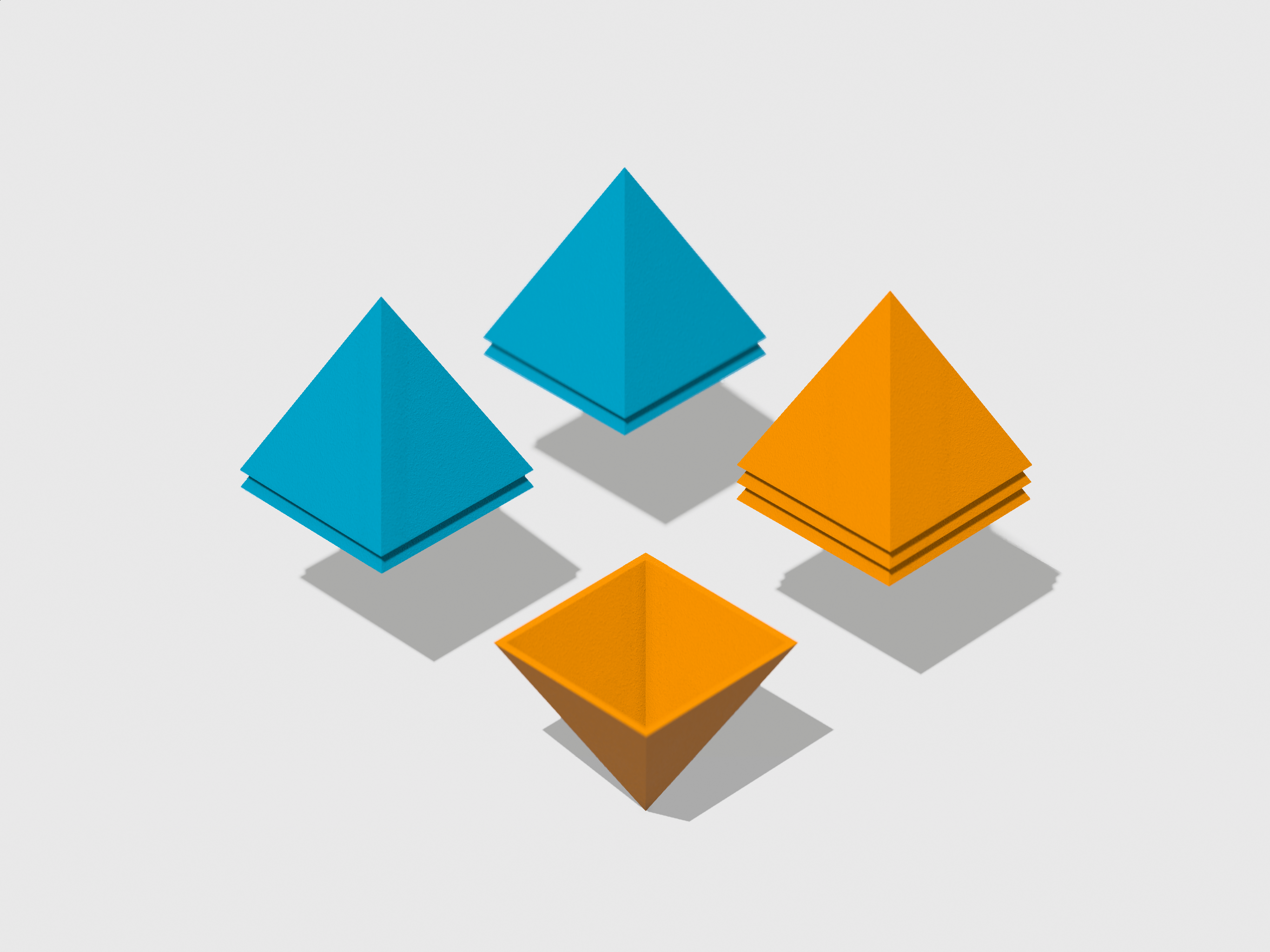 PAINT PYRAMIDS