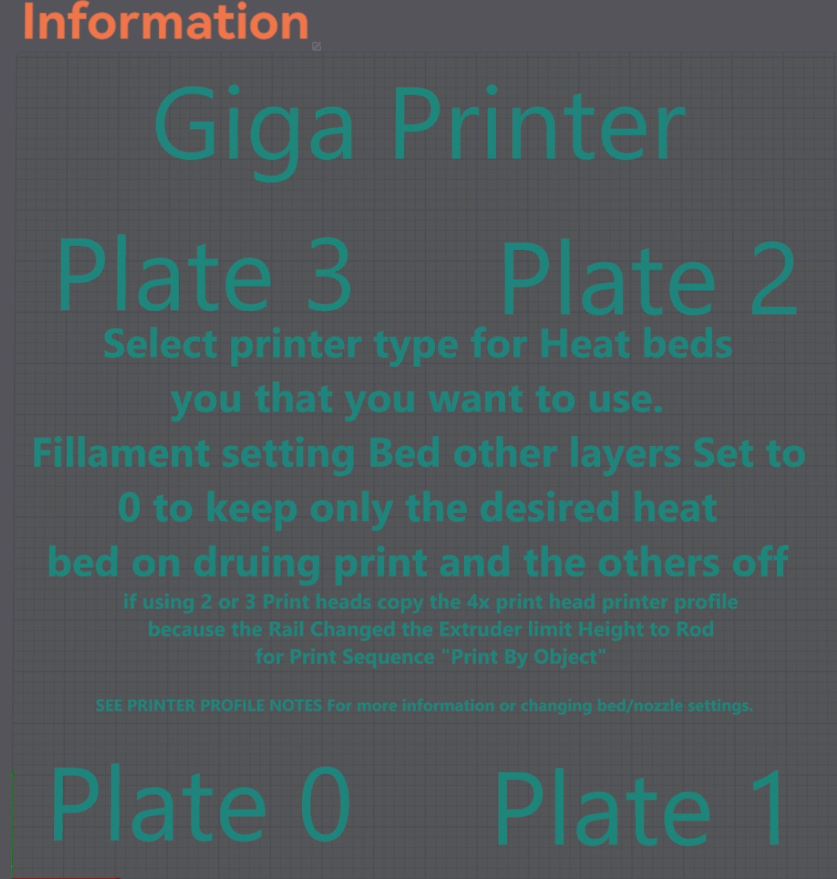 Elegoo Orange Storm Giga Orca Slicer Profile V3  For 1 Or To 4 Print Heads