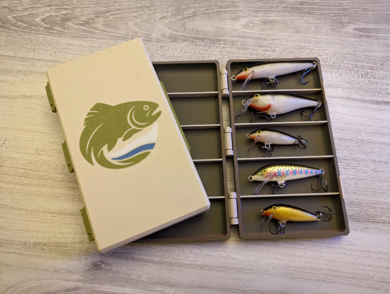 Compact Fishing Tackle Box by Fletch | Download free STL model |  Printables.com