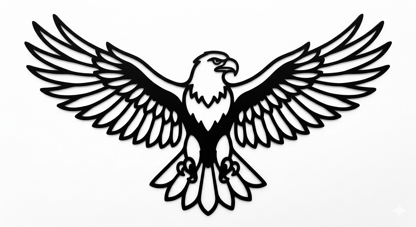 Eagle wall decoration