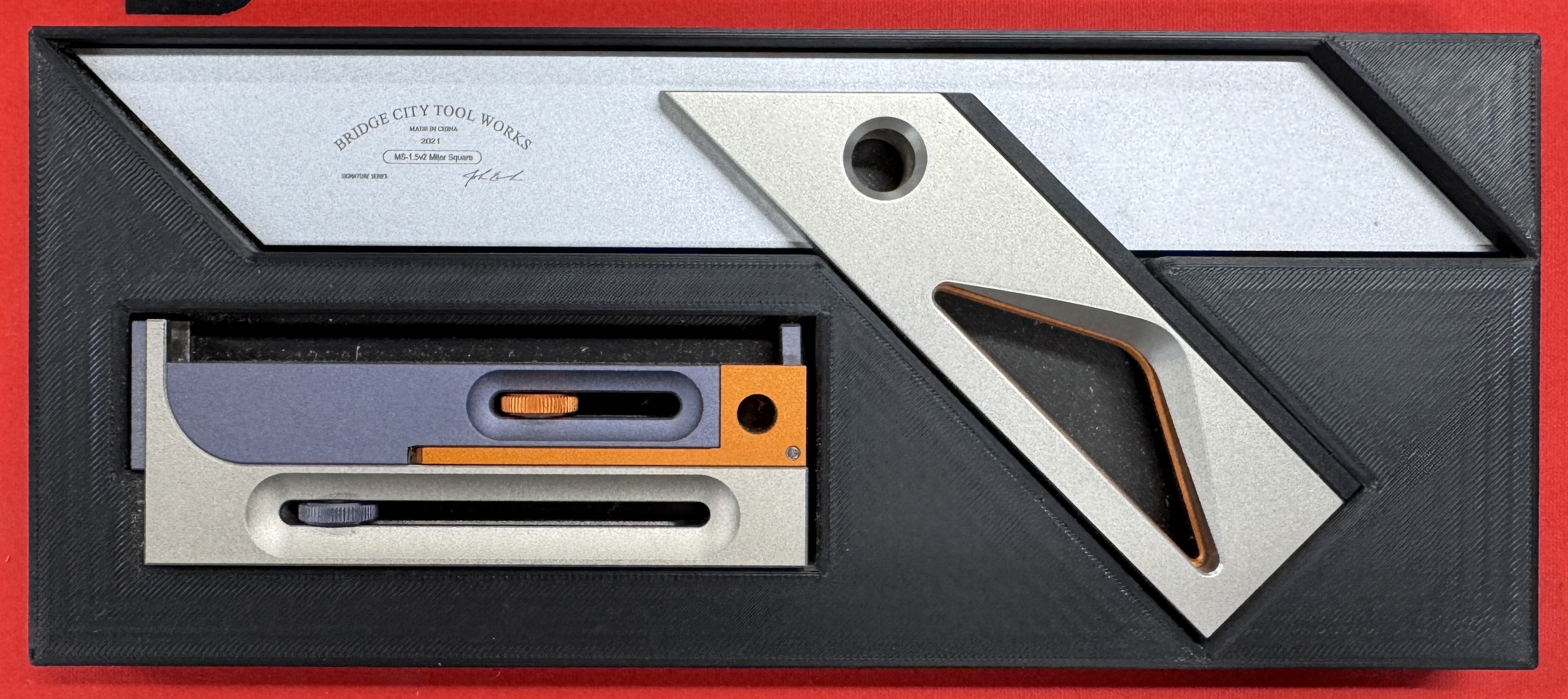 Bridge City Tool Works MS-1.5v2 Miter Square Tray 3D model