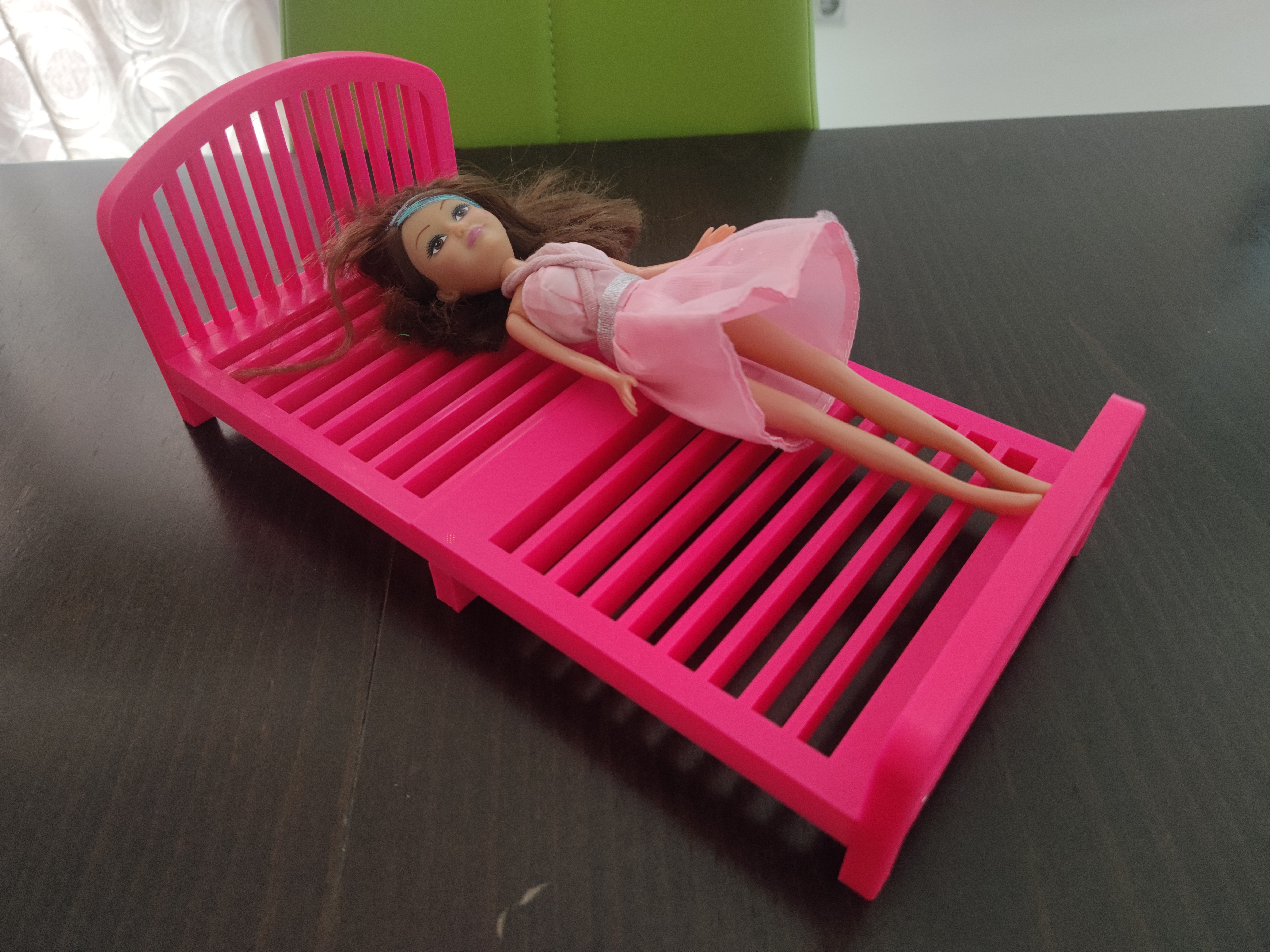 Double size barbie doll bed