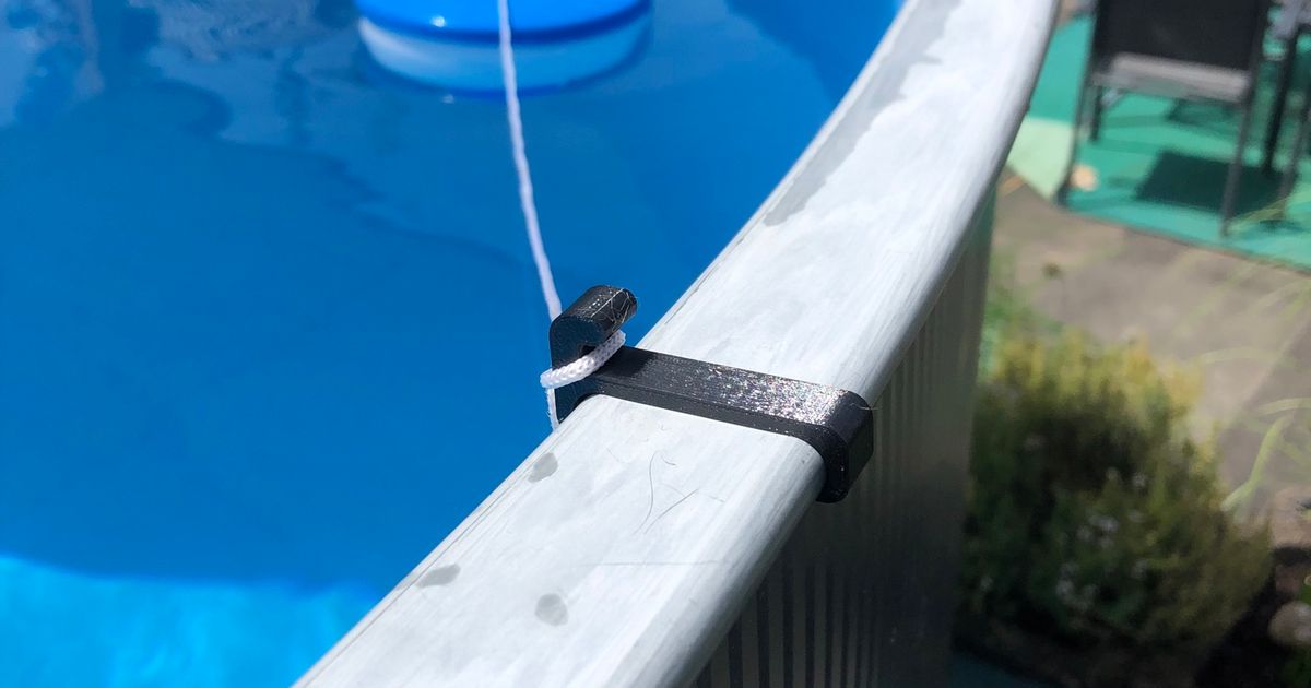Pool-Roboterhaken Aus ABS-Kunststoff - Vorgebohrt, Kompatibel Mit Den Meisten Poolstangen