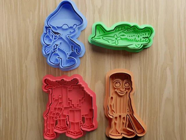 Brainrot Characters Cookie Cutter STL Bundle | Cartoon Inspired Fondant Cutter Set | 3D Printable
