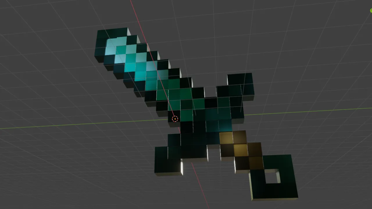 Minecraft sword key ring by Piesolo | Download free STL model ...