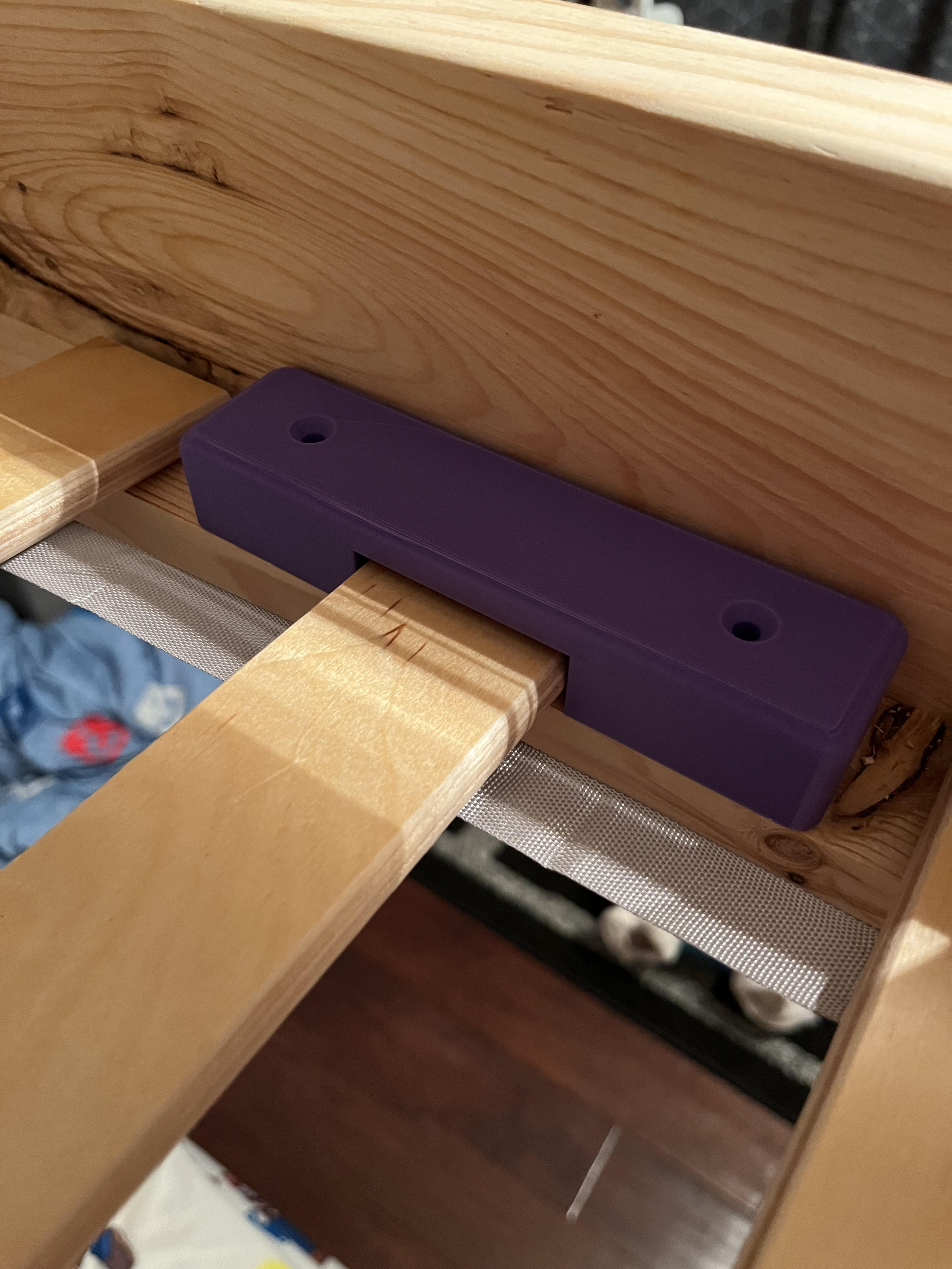 Ikea Bed Slat retaining bracket by Paul Alfano Download free STL