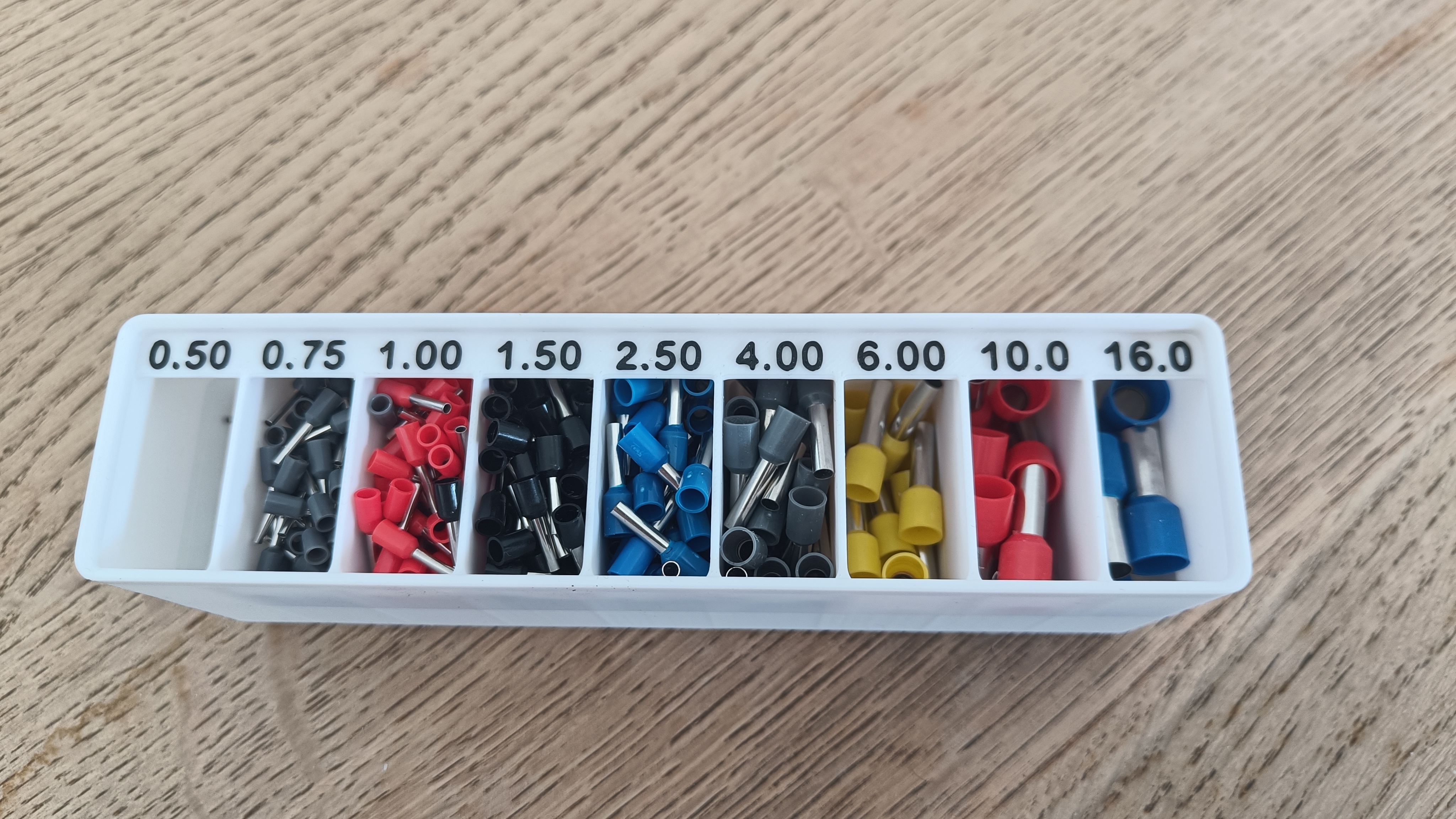 Gridfinity Box for ferrule (Adernendhülsen)