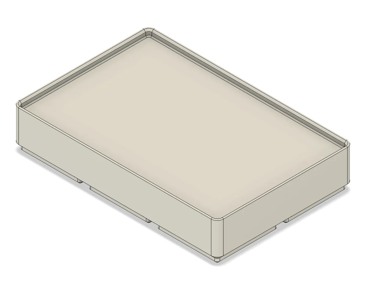customizable, solid (filled-in/blank) Gridfinity boxes/bins for