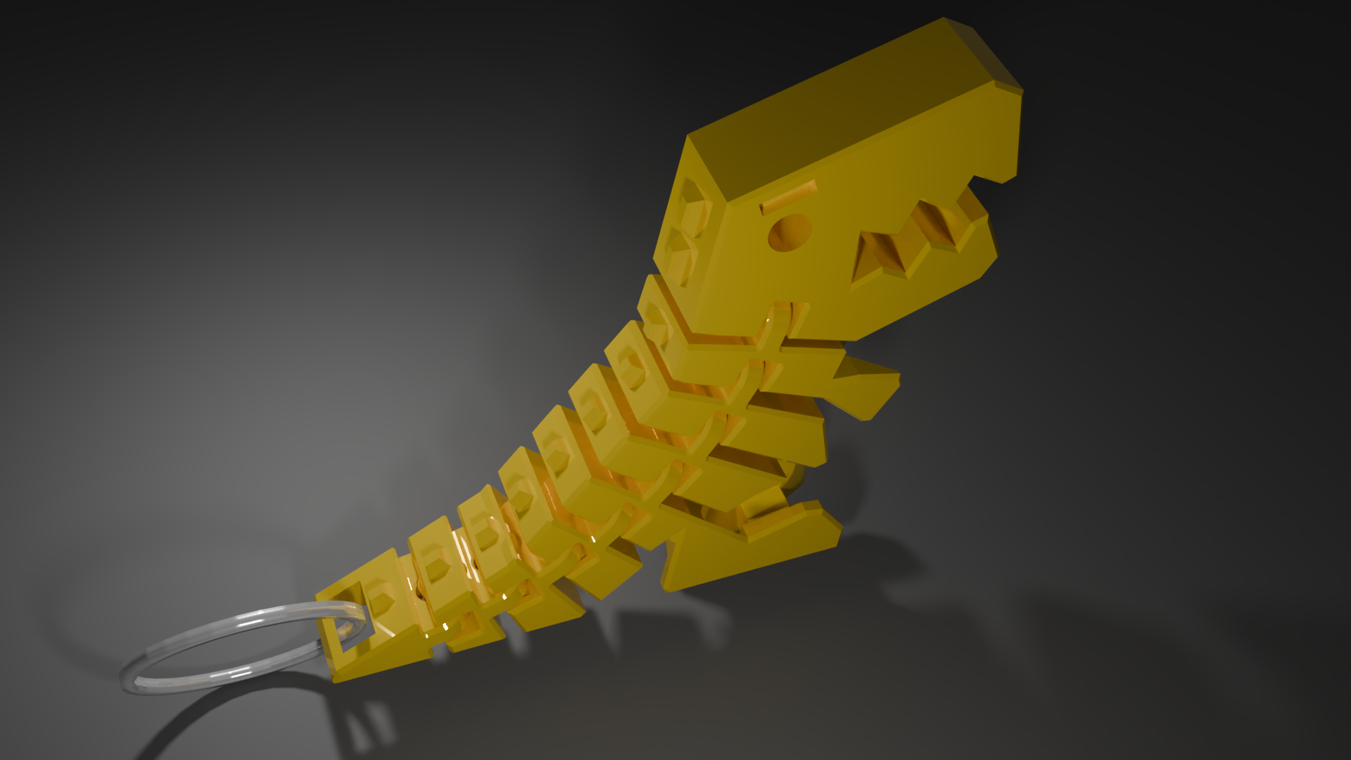 Flexi Rex with stronger links and Keychain