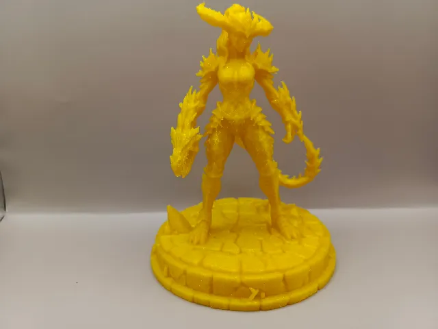 Shyvana Collectible Figurine - League of Legends 3D Model