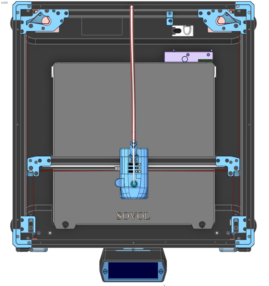 Sovol SV08 Z Belt tensioner system