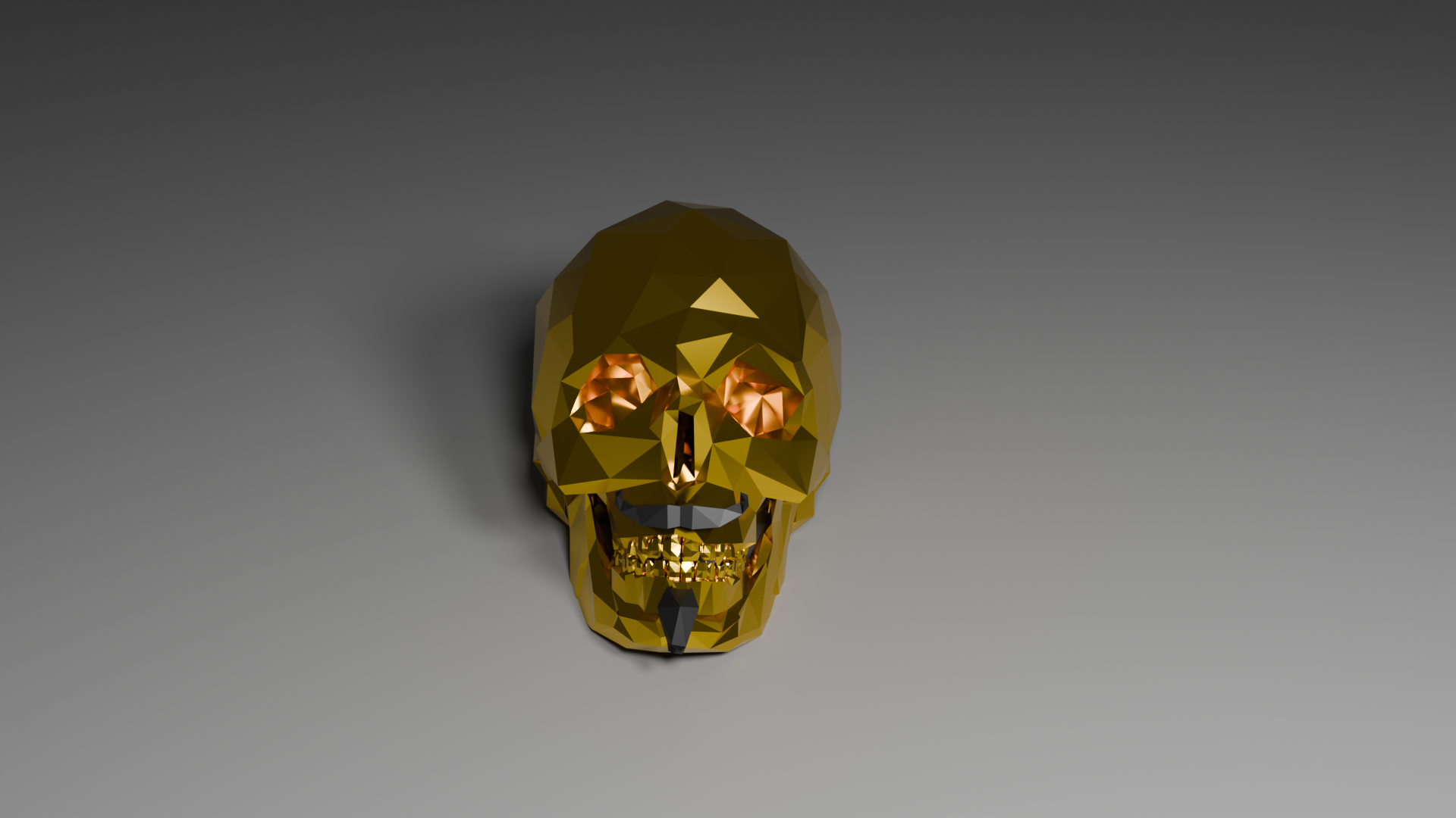 Low Poly Skull + Beard by Nageta | Download free STL model | Printables.com