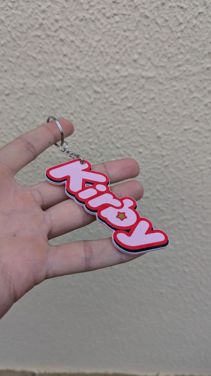 Kirby Logo Keychain by Dani M | Download free STL model | Printables.com