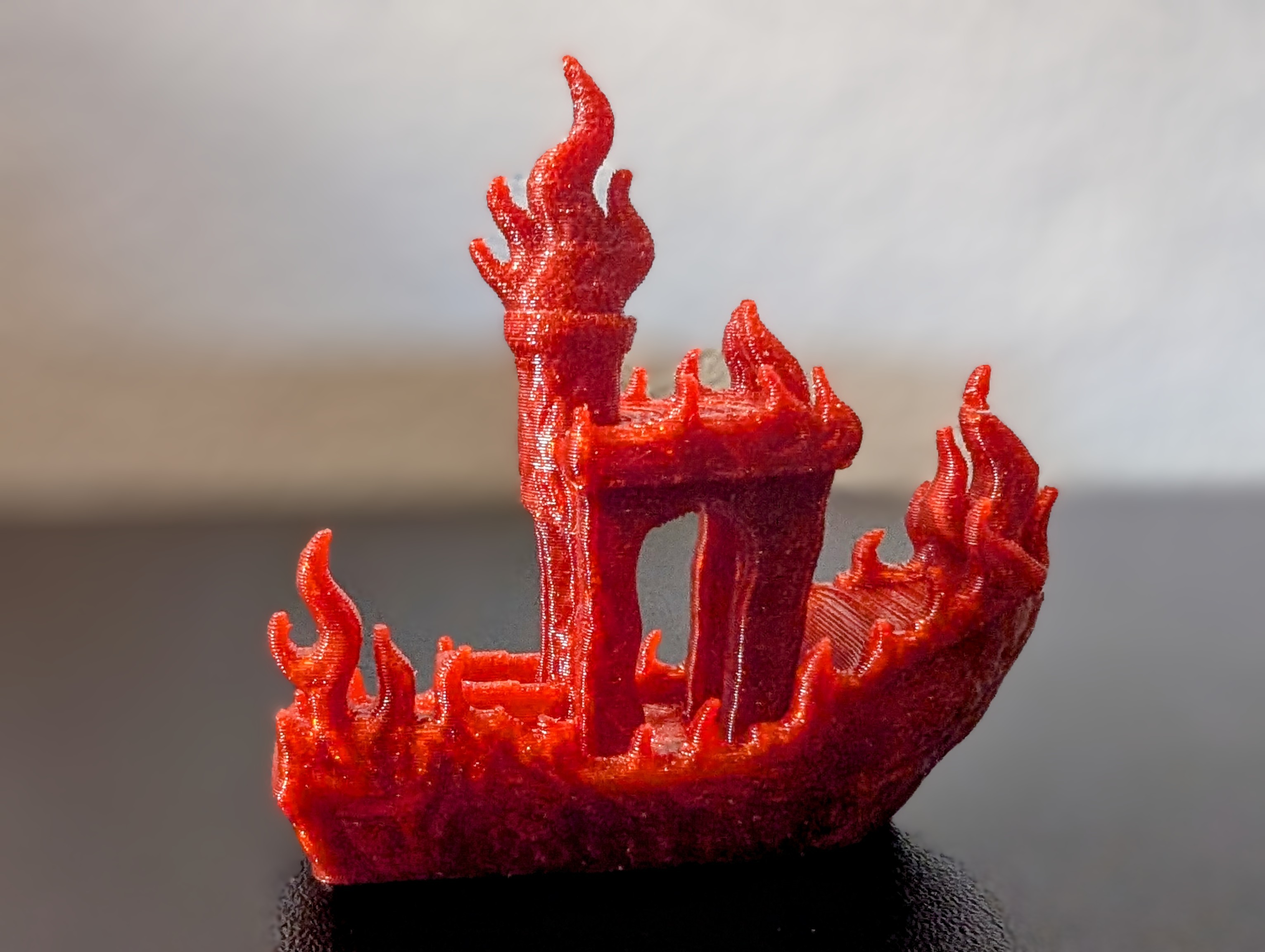 Flame Benchy – The Burning Testboat