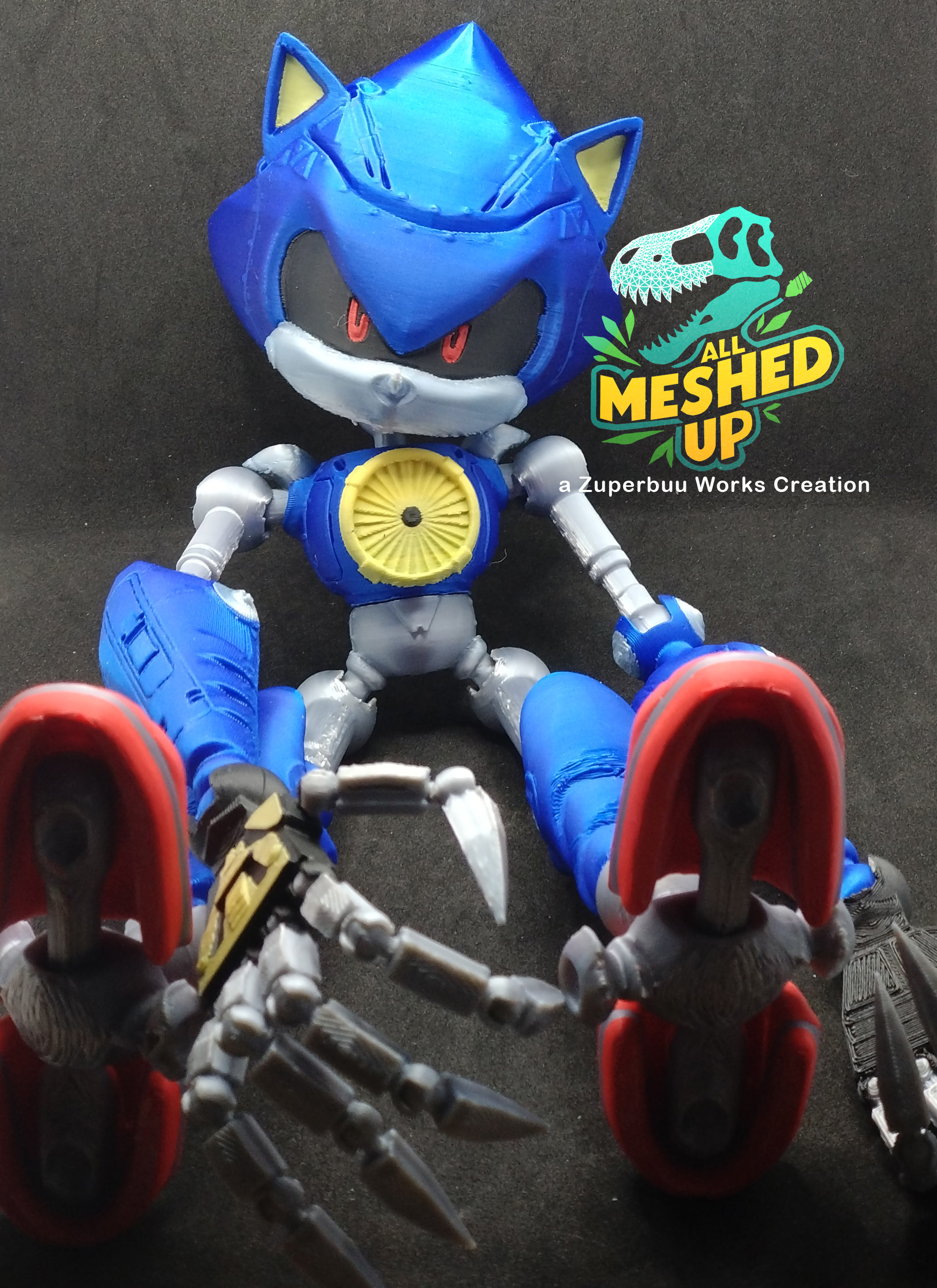 Metal sonic fashion action figure