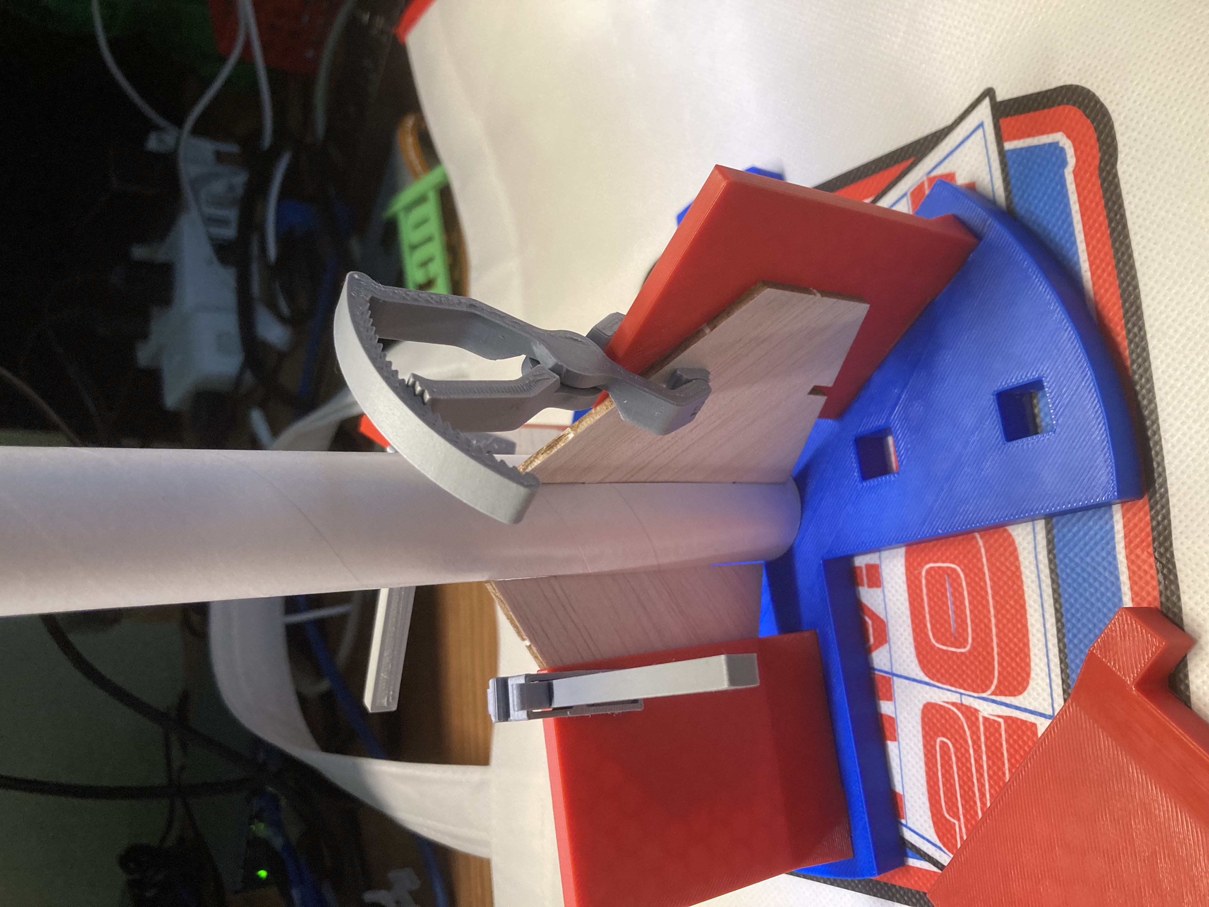 Miniatura 3 do modelo 3D Model Rocket Fin Jig