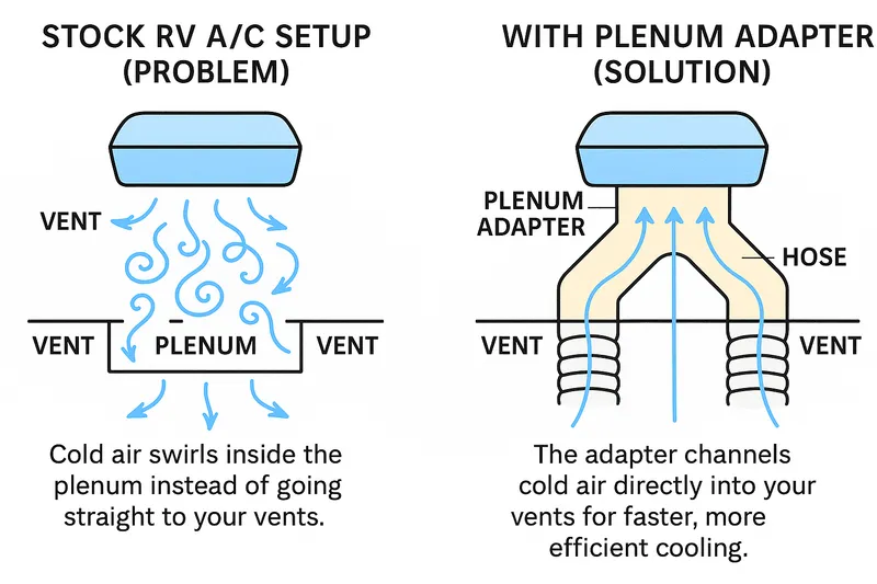 RV A/C Mod - improve airflow by LayersForLife, LLC | Download STL model ...