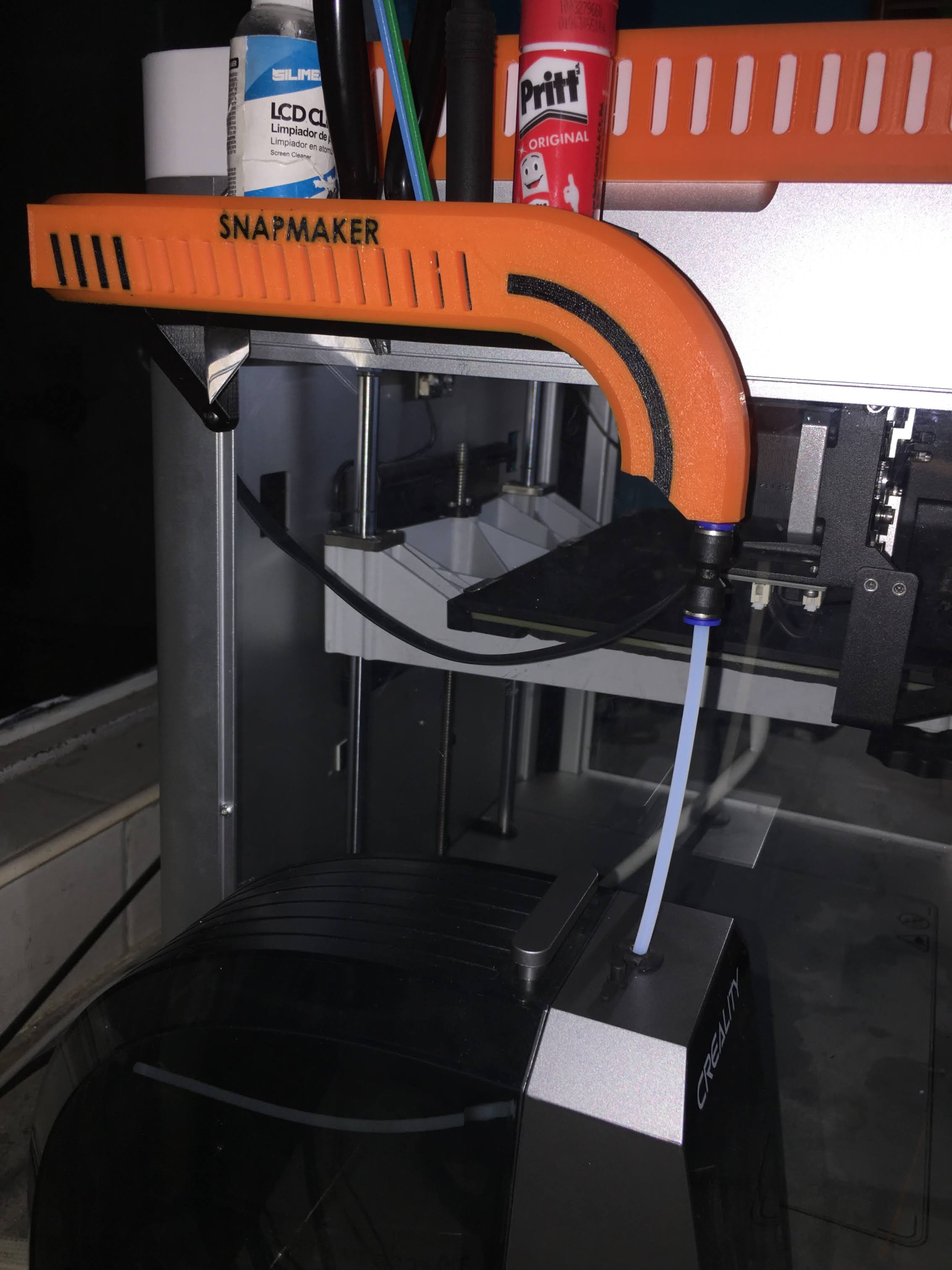 Side filament brackets for Snapmaker J1S