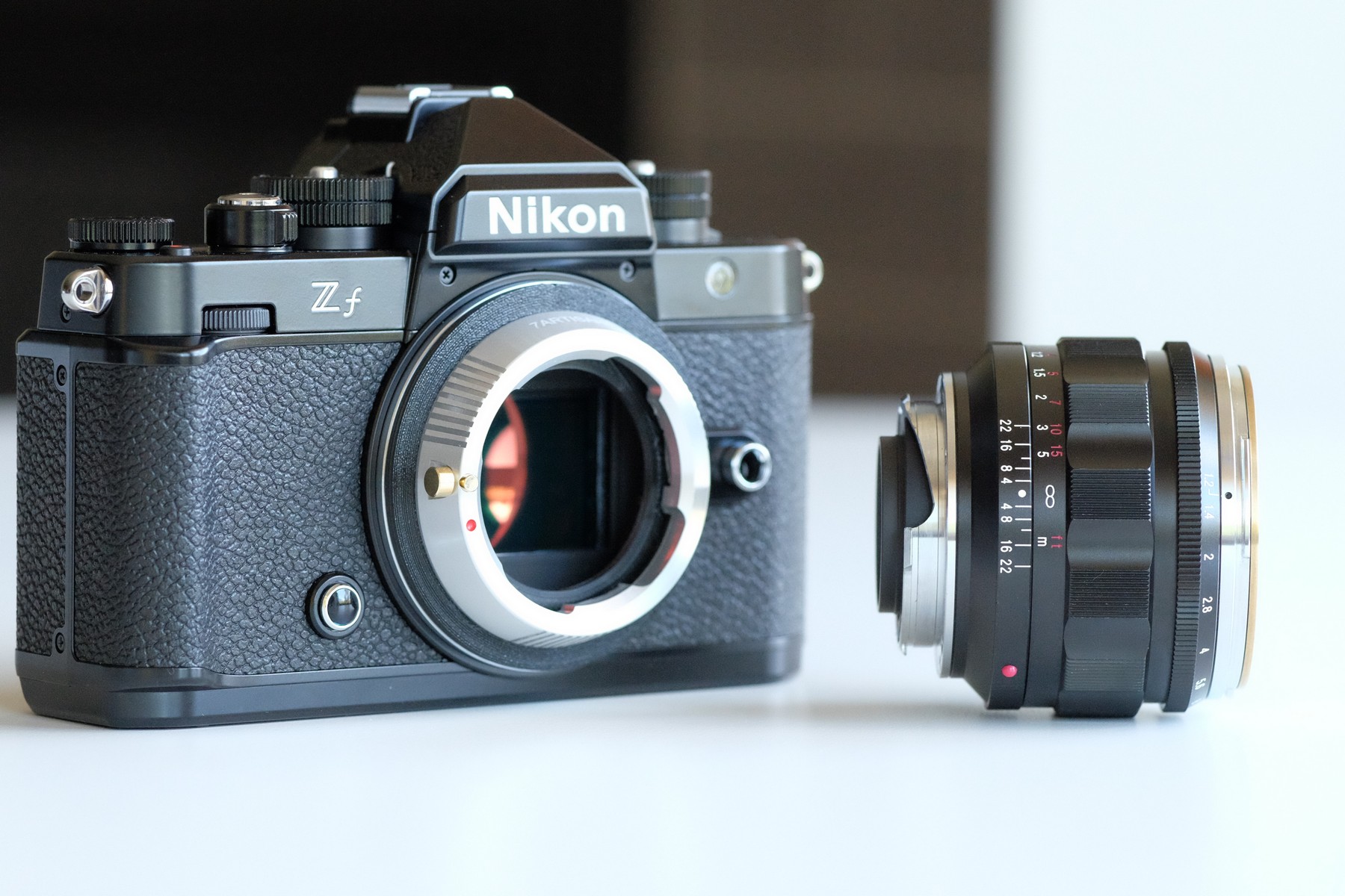 remixed Nikon Z mount tail for 7Artisans FujiX>LeicaM lens adapter