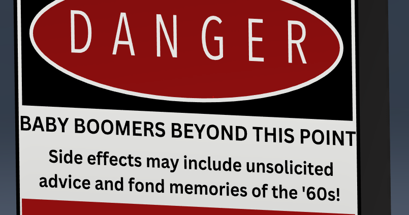 Boomer Zone Warning by Dream | Download free STL model | Printables.com