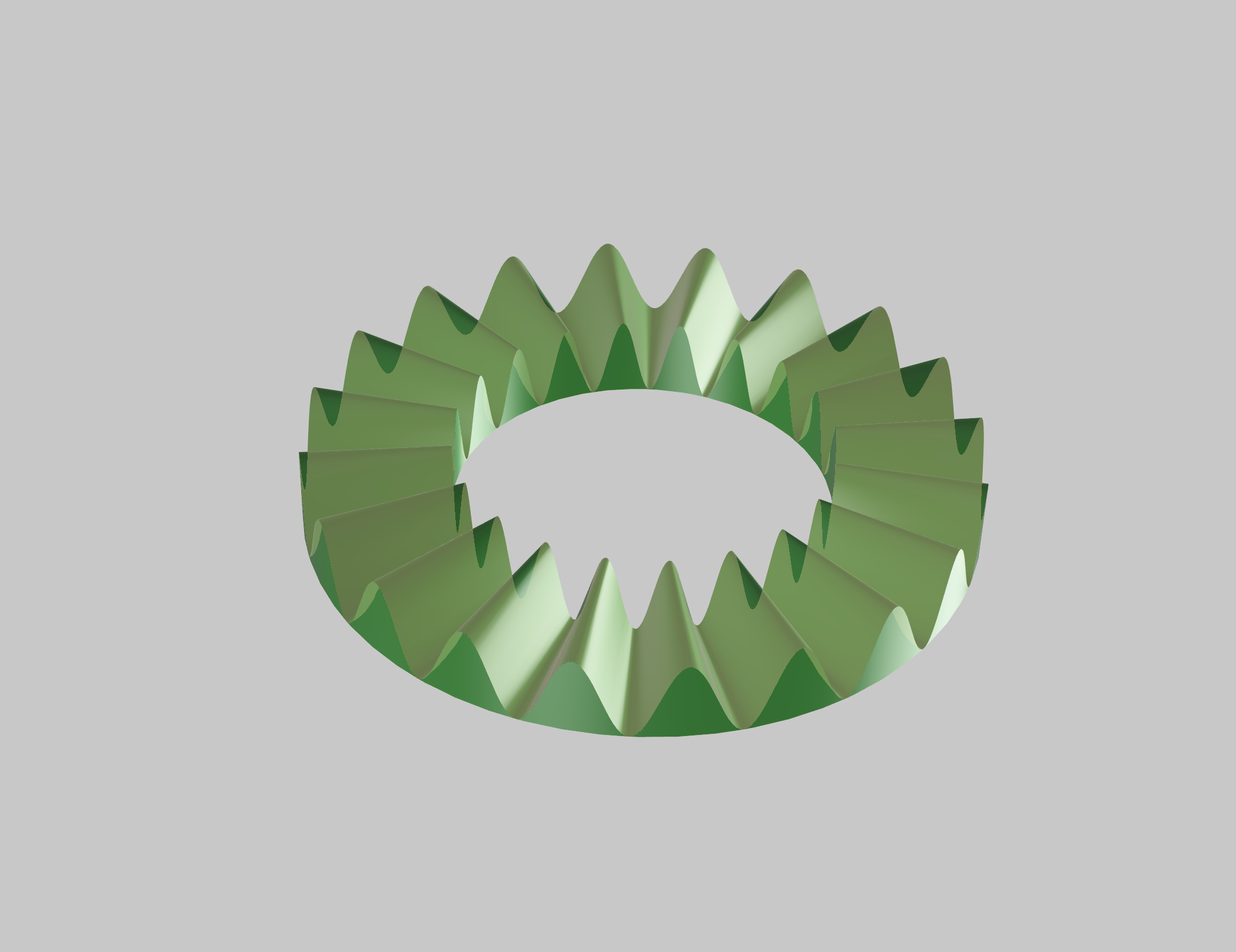 Sine Wave Ring of Waves