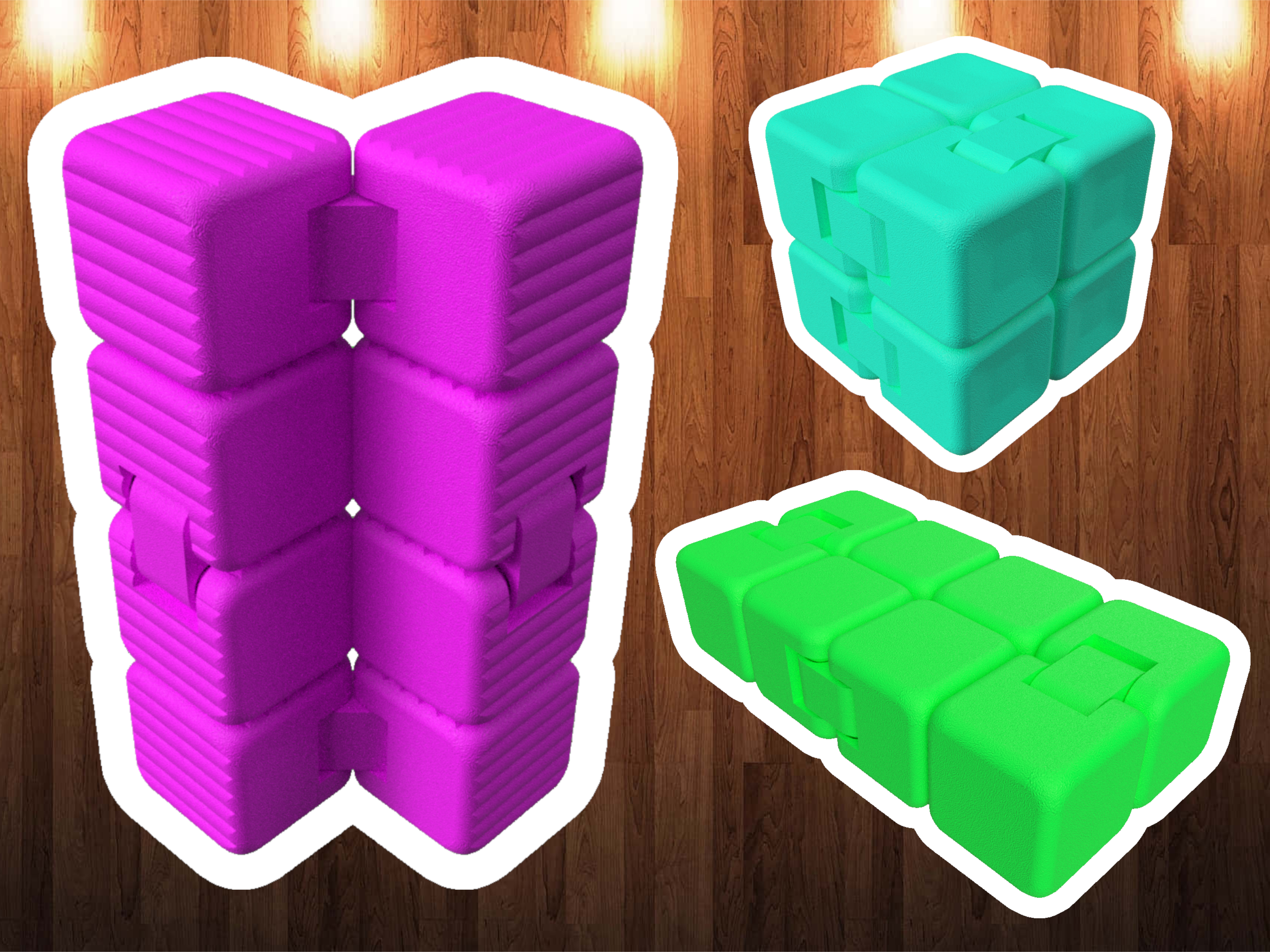 STL file Antistress cube puzzle 🧩・3D printing model to download
