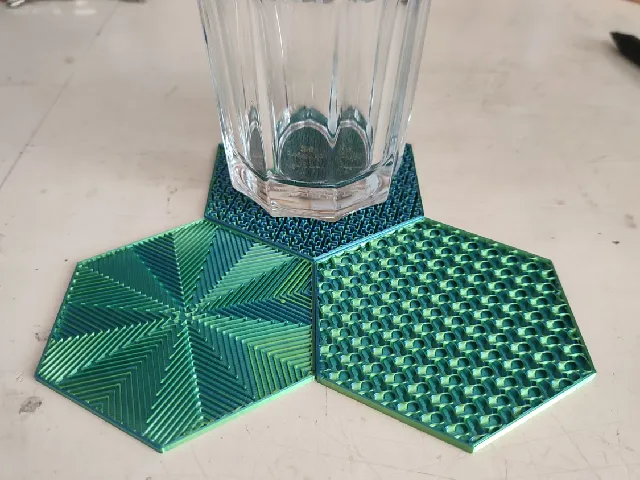 Glass coaster