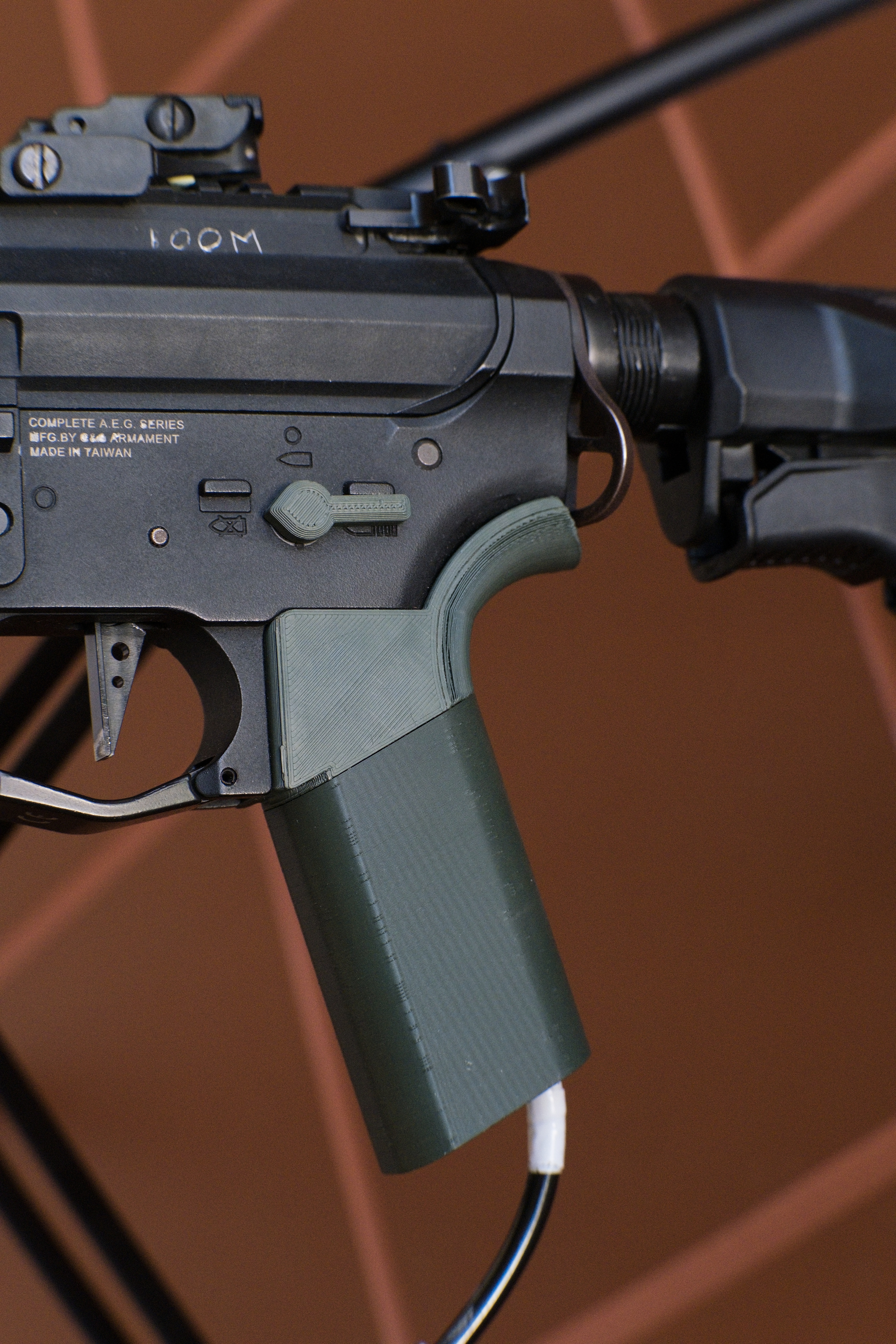 Airsoft AR15 / M4 fire selector
