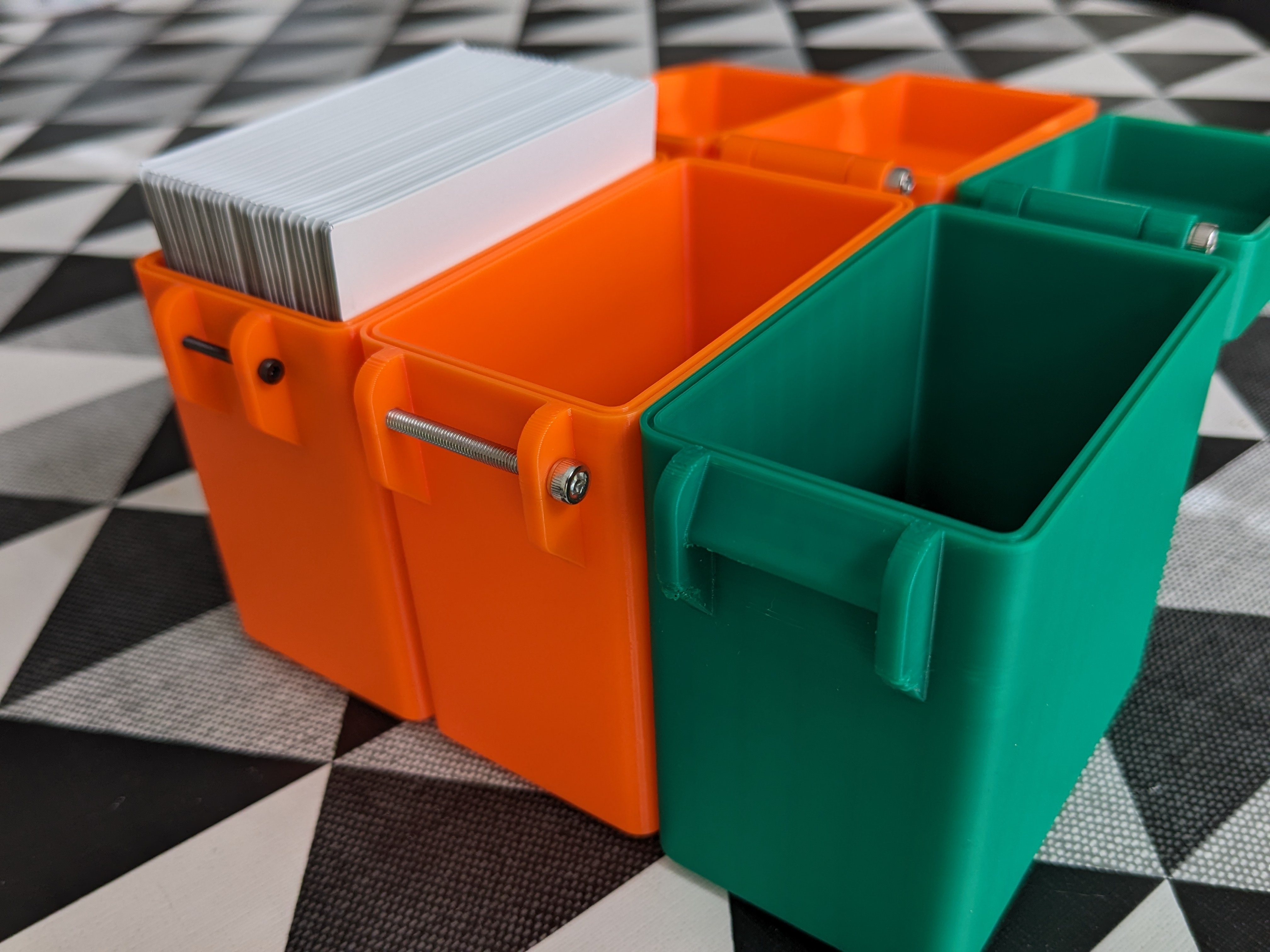 Compact parametric box (for instax square) 3D model thumbnail