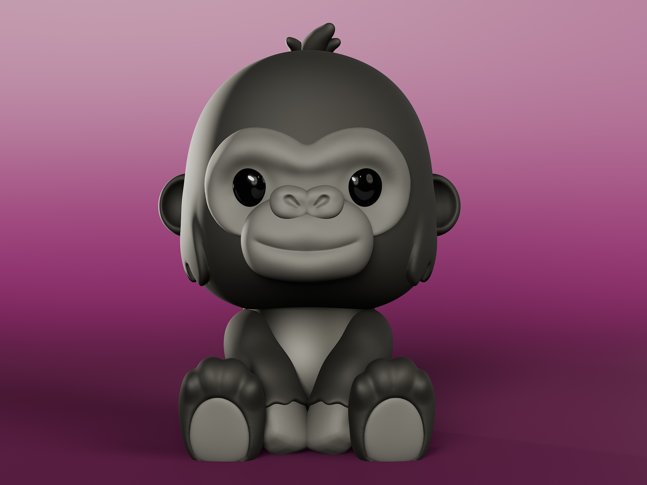 Miniatura 2 do modelo 3D Gorilla Gogo